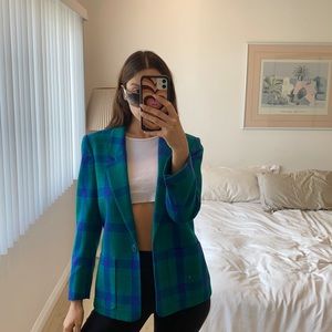 Fabulous plaid blazer